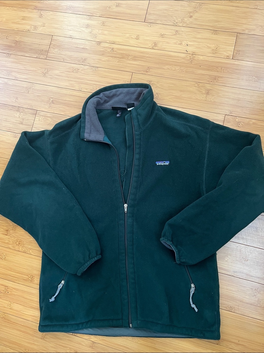 Patagonia USA style 25322 90’s fleece jacket sweater emerald green M fall99